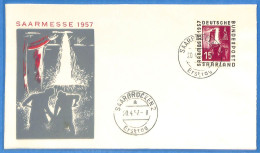 Saar - 1957 - Lettre FDC De Saarbrücken - G31040 - FDC