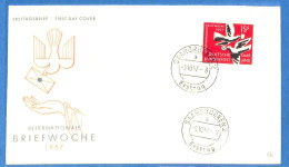 Saar - 1957 - Lettre FDC De Saarbrücken - G31019 - FDC