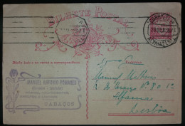 BILHETE POSTAL - TIPO LUSIADAS - MANUEL ANTONIO POMARES - CABAÇOS - Viseu