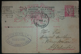 BILHETE POSTAL - TIPO LUSIADAS - VISITA A GRANDE EXPOSIÇÂO... - ALPEDRINHA - Postal Stationery