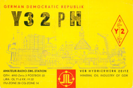 German Democratic Republic Radio Amateur QSL Card Y03CD Y32PH 1984 - Radio Amatoriale