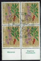 Schweiz 1974, MiNr.: 1042, 4erBlock Mit FDC Gestempelt - Usati