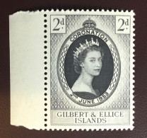 Gilbert Ellice 1953 Coronation MNH - Isole Gilbert Ed Ellice (...-1979)