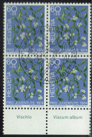 Schweiz 1974, MiNr.: 1045, 4erBlock Mit FDC Gestempelt - Usati