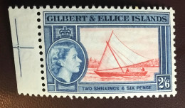 Gilbert Ellice 1956 2s6d Canoe MNH - Îles Gilbert Et Ellice (...-1979)