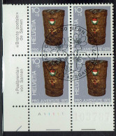 Schweiz 1975, MiNr.: 1062, 4erBlock Mit FDC Gestempelt - Usati