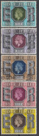 GREAT BRITAIN 739-743,used - Gebraucht