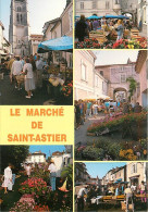 Marches - Saint-Astier - Jour De Marché - Multivues - CPM - Voir Scans Recto-Verso - Markets