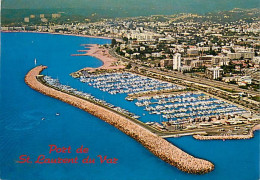 06 - Saint Laurent Du Var - Vue Aérienne : Le Port De Plaisance , Au Fond Cagnes - CPM - Voir Scans Recto-Verso - Saint-Laurent-du-Var