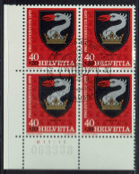Schweiz 1979, MiNr.: 1166, 4erBlock Mit FDC Gestempelt - Used Stamps