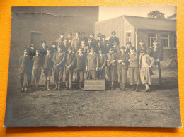 MORLANWELZ  - Photo De Groupe :  Ecole Professionnelle Du Jour  - Section Ajustage Et Machines Outils - 3e Année  - 1905 - Morlanwelz