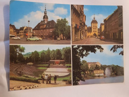 Borna, Bezirk Leipzig - Rathaus - Blick Zum Reichstor - Volksplatz - Breiter Teich - Borna