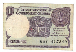 INDIA P78Ah 1 RUPEE 1989  Signature VENKITARAMANAN   LETTER A    FINE - Inde