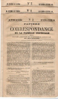 VP23.058 - PARIS - Napoléon - 3 Brochures - Papiers Et Correspondance De La Famille Impériale - Collections