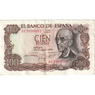 Espagne, 100 Pesetas, 1970-11-17, TTB - [ 4] 1975-…: Juan Carlos I.