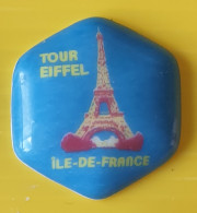 Fève - Artfun - Les 13 Régions De France - Tour Eiffel - Ile De France - Regionen