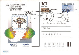 CDV A 60 Czech Republic Japhila - Internet For Philatelists 2000 - Informatique