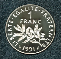 1 FRANC SEMEUSE 1991 ISSUE DU COFFRET BE - 1 Franc