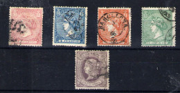 España Nº 80//2,84,86 . Año 1866 - Used Stamps
