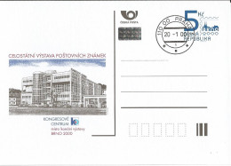 CDV 53 Czech Republic  Brno 2000 Stamp Exhibition Congress Centre 2000 - Ansichtskarten