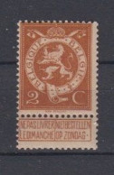 BELGIË - OBP - 1912 - Nr 109 - MNH** - 1912 Pellens