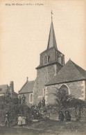 St Ouen De La Rouërie * Vue Sur L'église Du Village - Autres & Non Classés