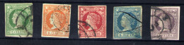 España Nº 51/53,55/56 . Año 1860-61 - Used Stamps