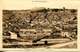 CPA - COTIGNAC - VUE GENERALE - LES ECOLES (ETAT PARFAIT) - Cotignac