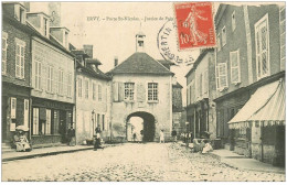 10 ERVY. Justice De Paix Porte Saint-Nicolas 1908. Pharmacie Et Patisserie - Ervy-le-Chatel