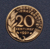 20 CENTIMES REPUBLIQUE 1997 ISSUE DU COFFRET BE - 20 Centimes