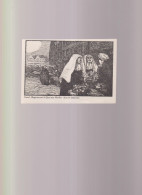 BELGIQUE-REPRODUCTION DE GRAVURE-BOIS D'A DELSTANCHE-GAND-BEGUINES SUR LE QUAI AUX HERBES - Collections