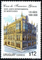 2008 Uruguay Francisco Gómez House 120th Anniversary As Montevideo Government Building #2234 ** MNH - Uruguay