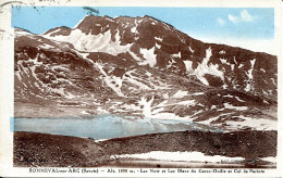 CPA - BONNEVAL-SUR-ARC - LAC NOIR ET LAC BLANC DU CARRO-OUILLE - Bonneval Sur Arc