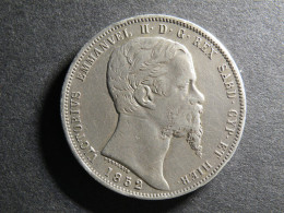 5 LIRE SARDAIGNE 1852 P - ANCRE - VICTORIUS EMMANUEL - Piémont-Sardaigne-Savoie Italienne