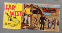(cinéma Western) Petite Revue à L'italienne  Avec Photos Du Film FAR WEST N°9 1967   Le Retour De Jesse James  PPP46819) - Autres Formats