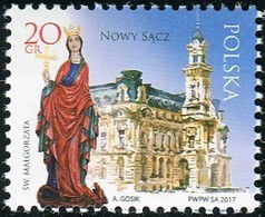 Poland 2017 Polish Cities - Nowy Sacz Pearl And Gate Of The Beskid Sadecki Region MNH** - Unused Stamps