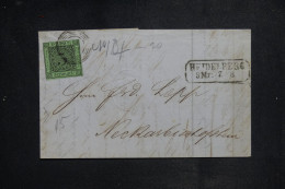 ALLEMAGNE - Affranchissement ND Sur Lettre De Heidelberg Pour Neckarbischofsheim En 1858 - L 150919 - Storia Postale