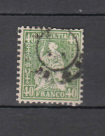 1862  PAPIER BLANC   N° 34 OBLITERE   COTE 100.00      CATALOGUE SBK - Used Stamps