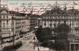 ! Alte Ansichtskarte Berlin, Mitte, Potsdamer Platz, Ecke Königgrätzer Strasse, Straßenbahn, Tram, 1918, Feldpost - Mitte