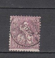 1862  PAPIER BLANC   N° 43 OBLITERE   COTE 80.00      CATALOGUE SBK - Used Stamps