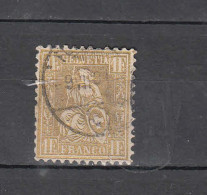 1862  PAPIER BLANC   N° 36 OBLITERE   COTE 170.00      CATALOGUE SBK - Used Stamps