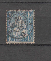 1862  PAPIER BLANC   N° 31 OBLITERE         CATALOGUE SBK - Used Stamps