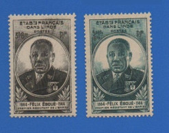 INDE 234 + 235 NEUFS ** GOUVERNEUR EBOUÉ - Unused Stamps