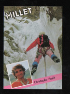 Carte Com Christophe Profit , Conseiller Technique Millet , Alpinisme - Mountaineering, Alpinism