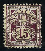 SUISSE 1906: Le ZNr. 85, B Obl. CAD "Luzern" - Gebraucht