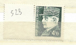 FRANCE N° 523 4F50 VERT TYPE HOURRIEZ POINT BLANC A COTE DU P DE POSTES NEUF SANS CHARNIERE - Nuevos