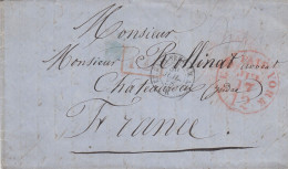 MTM070 - 1858 TRANSATLANTIC LETTER USA TO FRANCE Steamer CITY OF WASHINGTON - PAID - 2 RATE - Storia Postale