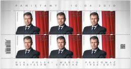 Poland 2023 / We Remember 10.04.2010 Wladyslaw Stasiak Minister, Smolensk / Sheet MNH** New!!! - Unused Stamps
