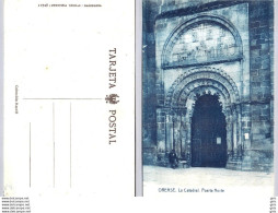 Espagne - Galicia - Orense - Catedral - Puerta Norte - Orense