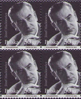 2022 Poland / Józef Mackiewicz - Writer, Publicist, Anti-communist, Cavalryman, Polish-Bolshevik War / Block Of 4 MNH** - Unused Stamps